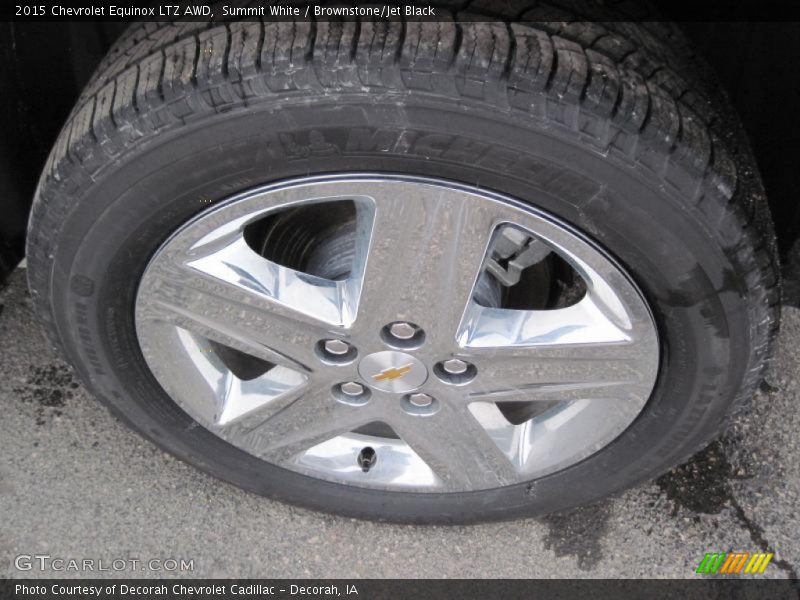 Summit White / Brownstone/Jet Black 2015 Chevrolet Equinox LTZ AWD