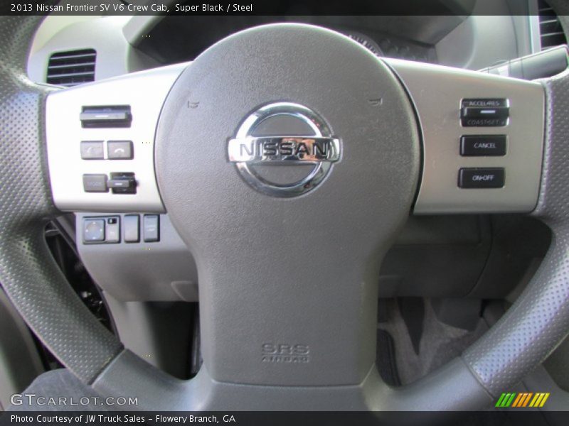 Super Black / Steel 2013 Nissan Frontier SV V6 Crew Cab