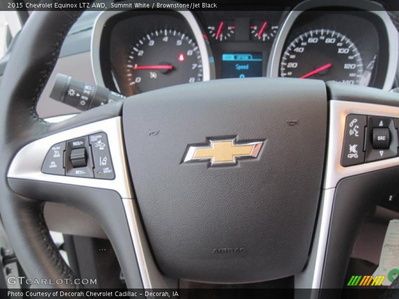 Summit White / Brownstone/Jet Black 2015 Chevrolet Equinox LTZ AWD