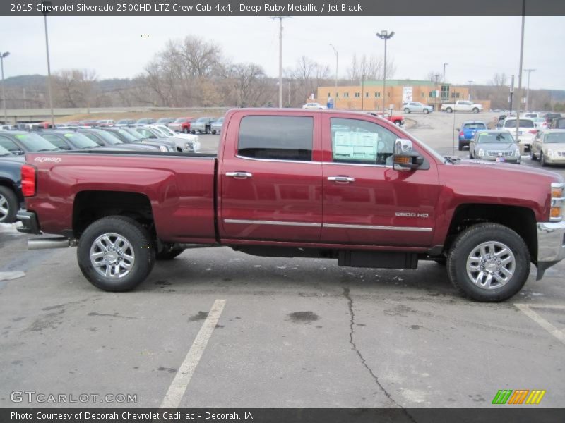 Deep Ruby Metallic / Jet Black 2015 Chevrolet Silverado 2500HD LTZ Crew Cab 4x4
