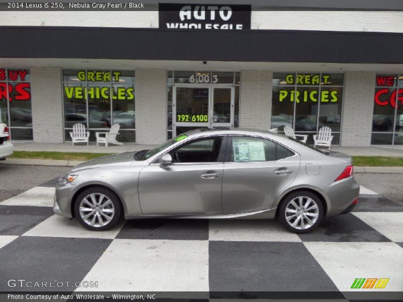 Nebula Gray Pearl / Black 2014 Lexus IS 250