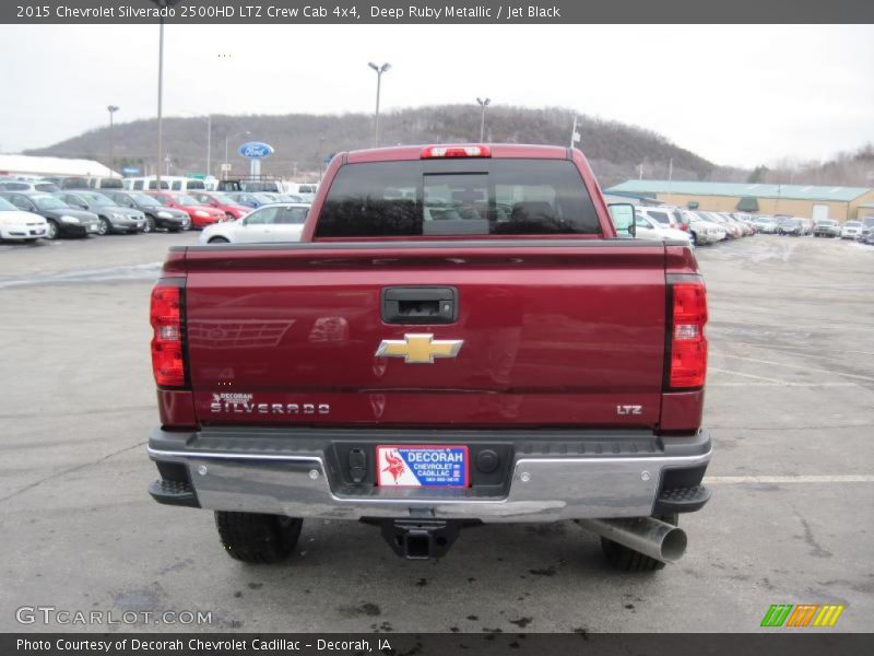 Deep Ruby Metallic / Jet Black 2015 Chevrolet Silverado 2500HD LTZ Crew Cab 4x4