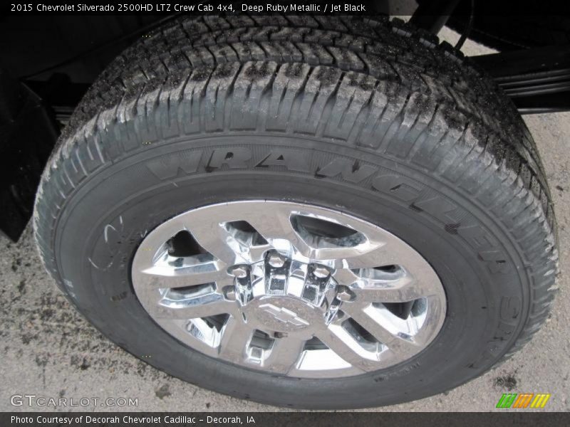 Deep Ruby Metallic / Jet Black 2015 Chevrolet Silverado 2500HD LTZ Crew Cab 4x4