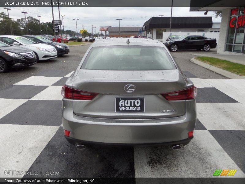 Nebula Gray Pearl / Black 2014 Lexus IS 250