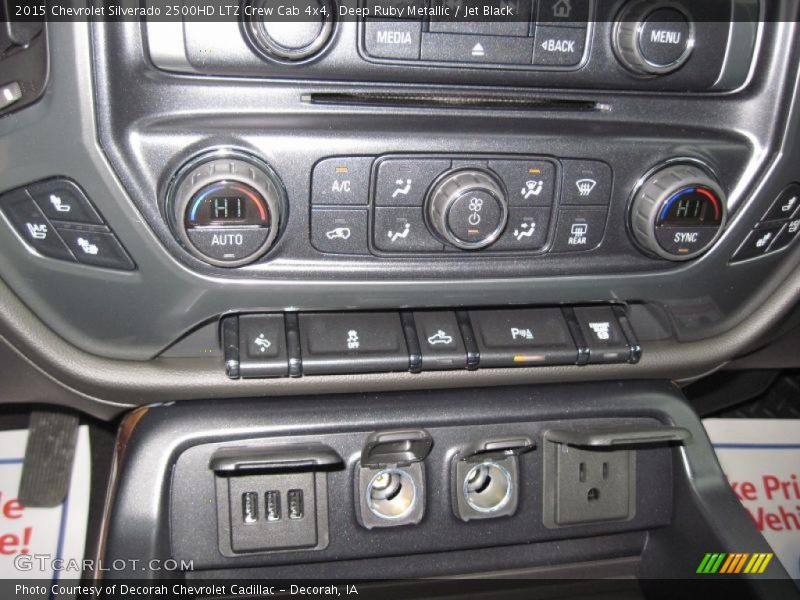 Deep Ruby Metallic / Jet Black 2015 Chevrolet Silverado 2500HD LTZ Crew Cab 4x4
