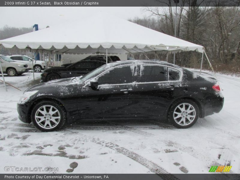 Black Obsidian / Graphite 2009 Infiniti G 37 x Sedan