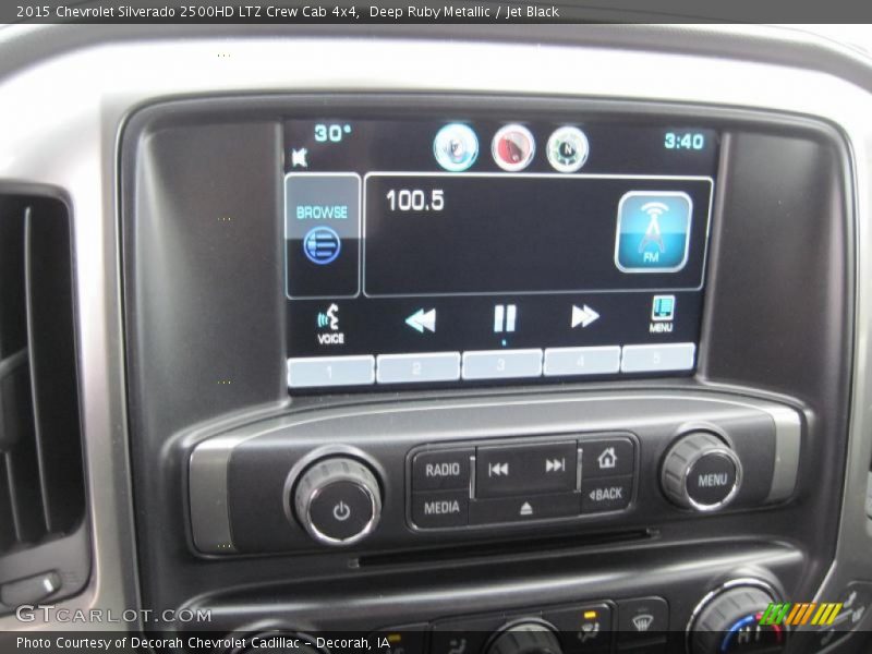 Deep Ruby Metallic / Jet Black 2015 Chevrolet Silverado 2500HD LTZ Crew Cab 4x4