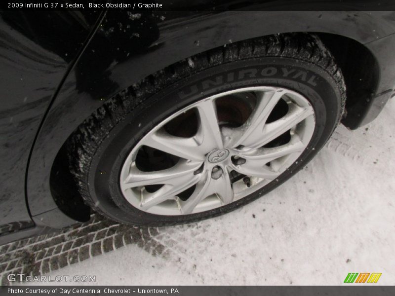 Black Obsidian / Graphite 2009 Infiniti G 37 x Sedan