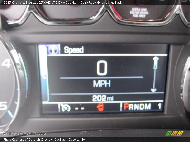 Deep Ruby Metallic / Jet Black 2015 Chevrolet Silverado 2500HD LTZ Crew Cab 4x4