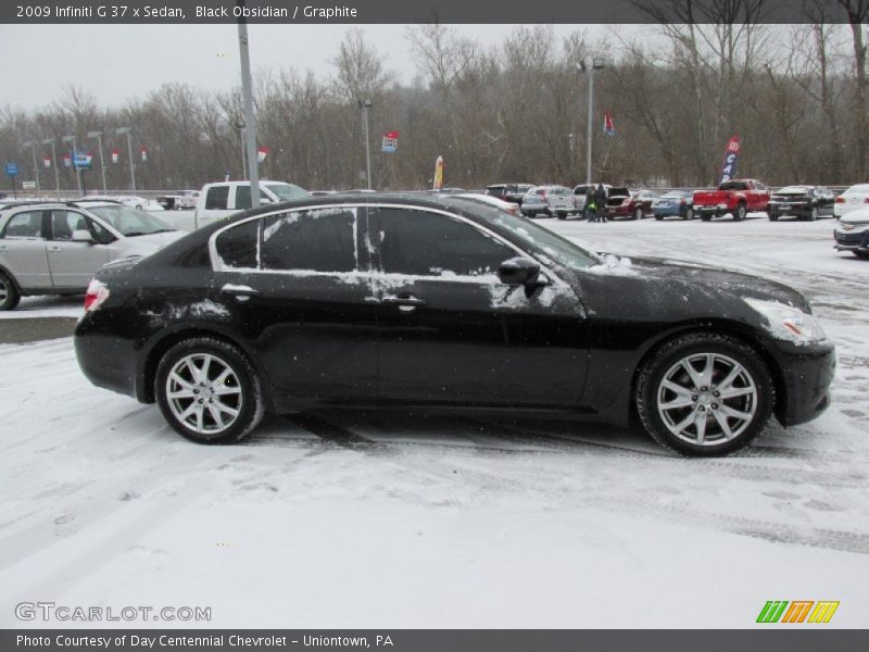 Black Obsidian / Graphite 2009 Infiniti G 37 x Sedan