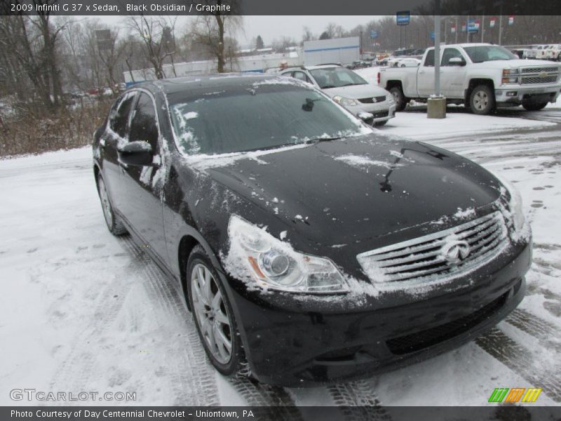 Black Obsidian / Graphite 2009 Infiniti G 37 x Sedan