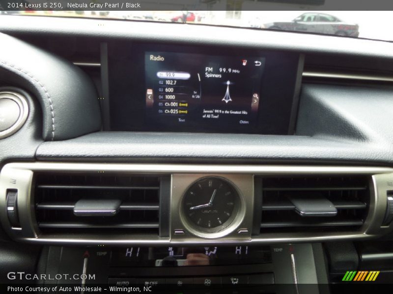 Nebula Gray Pearl / Black 2014 Lexus IS 250