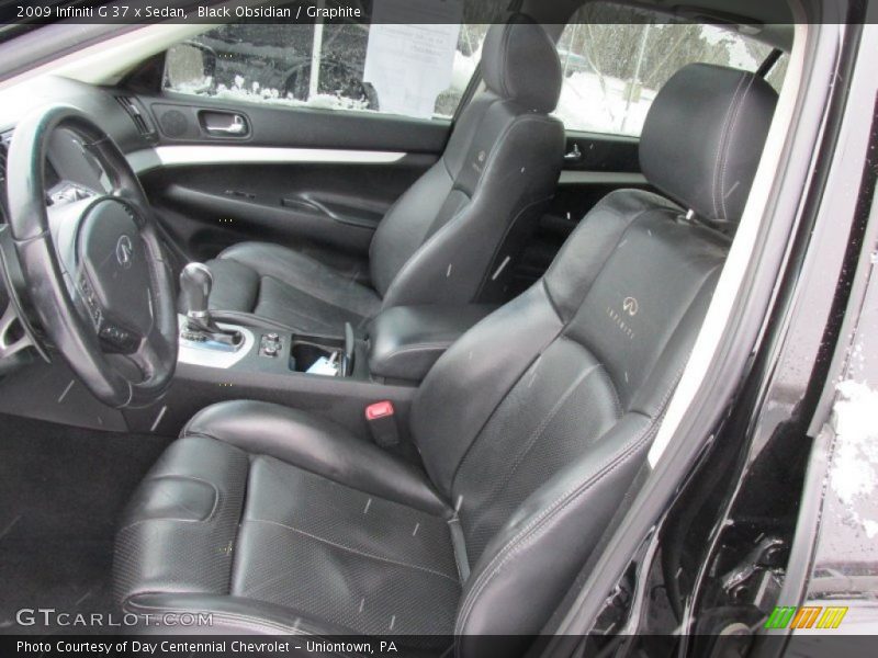 Black Obsidian / Graphite 2009 Infiniti G 37 x Sedan