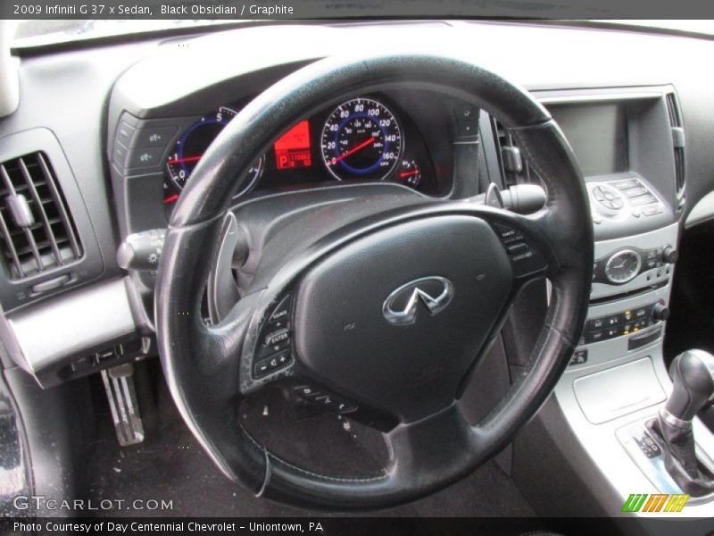 Black Obsidian / Graphite 2009 Infiniti G 37 x Sedan
