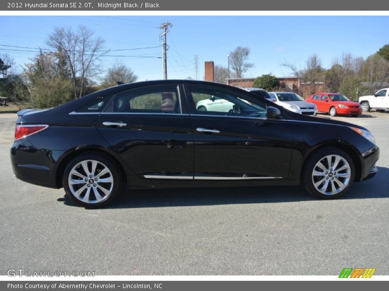 Midnight Black / Black 2012 Hyundai Sonata SE 2.0T