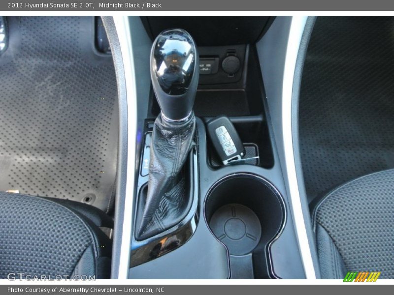Midnight Black / Black 2012 Hyundai Sonata SE 2.0T