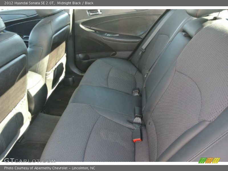 Midnight Black / Black 2012 Hyundai Sonata SE 2.0T