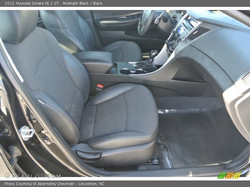 Midnight Black / Black 2012 Hyundai Sonata SE 2.0T