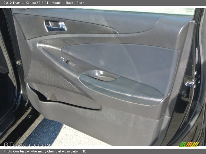 Midnight Black / Black 2012 Hyundai Sonata SE 2.0T