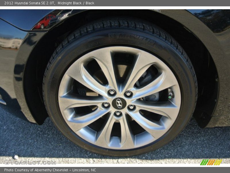Midnight Black / Black 2012 Hyundai Sonata SE 2.0T