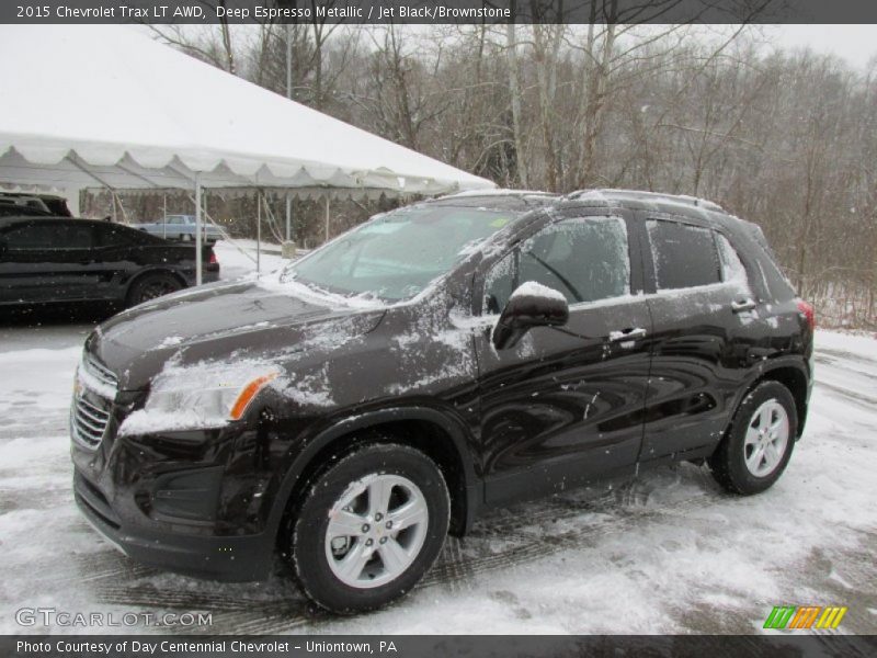 Deep Espresso Metallic / Jet Black/Brownstone 2015 Chevrolet Trax LT AWD