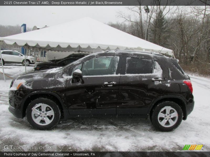 Deep Espresso Metallic / Jet Black/Brownstone 2015 Chevrolet Trax LT AWD