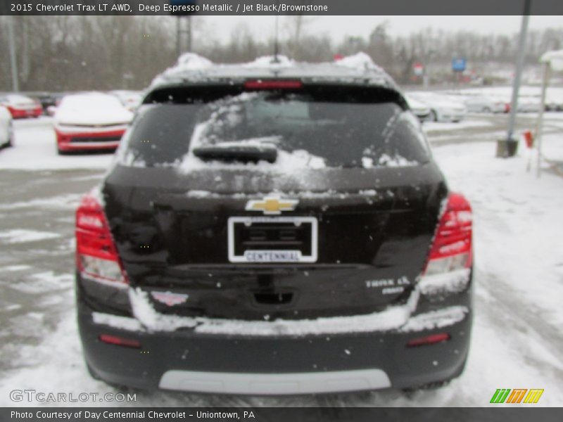 Deep Espresso Metallic / Jet Black/Brownstone 2015 Chevrolet Trax LT AWD