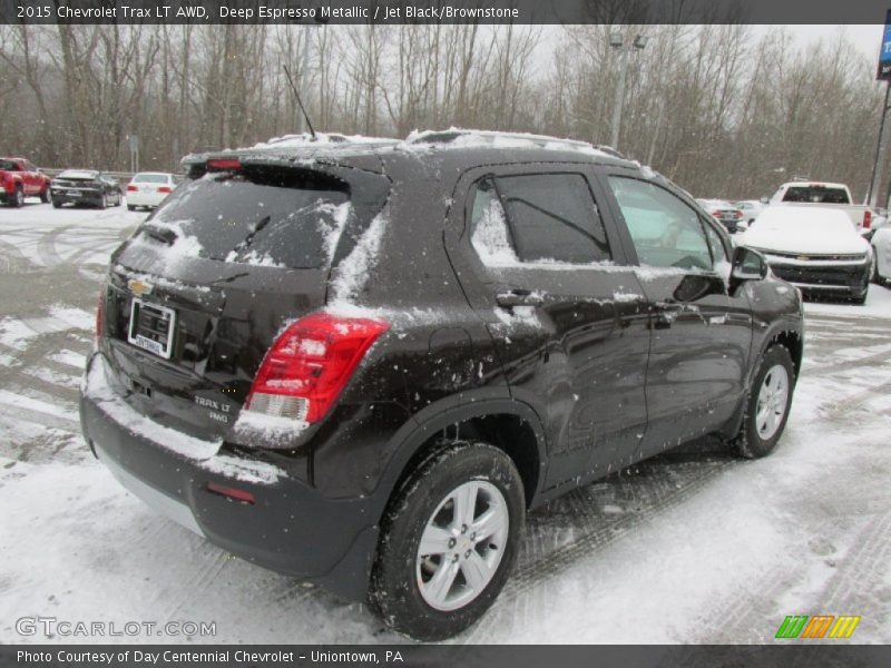 Deep Espresso Metallic / Jet Black/Brownstone 2015 Chevrolet Trax LT AWD