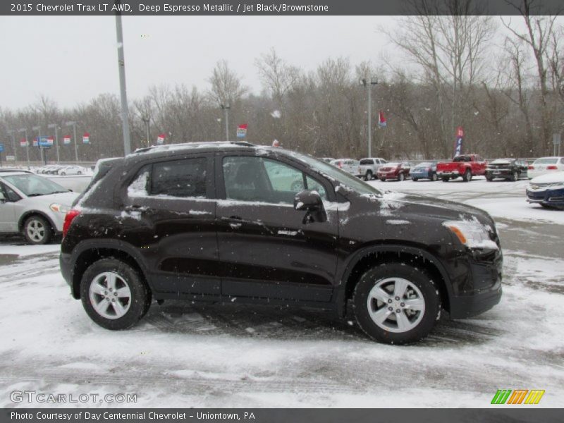 Deep Espresso Metallic / Jet Black/Brownstone 2015 Chevrolet Trax LT AWD