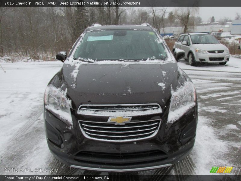 Deep Espresso Metallic / Jet Black/Brownstone 2015 Chevrolet Trax LT AWD
