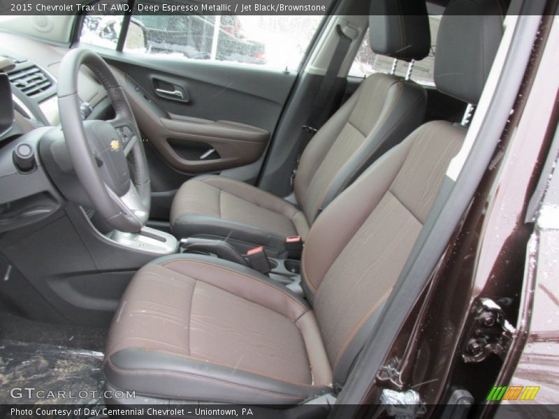 Deep Espresso Metallic / Jet Black/Brownstone 2015 Chevrolet Trax LT AWD