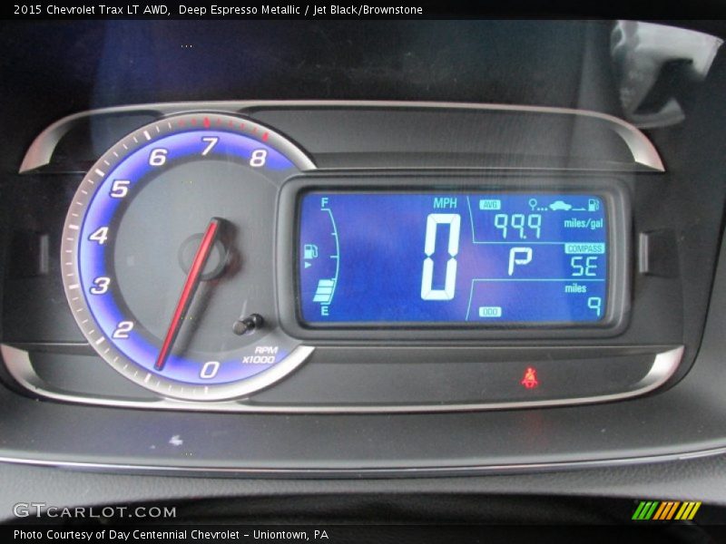 Deep Espresso Metallic / Jet Black/Brownstone 2015 Chevrolet Trax LT AWD