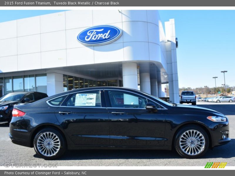 Tuxedo Black Metallic / Charcoal Black 2015 Ford Fusion Titanium