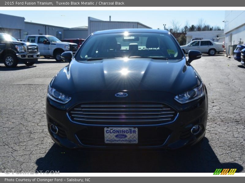 Tuxedo Black Metallic / Charcoal Black 2015 Ford Fusion Titanium