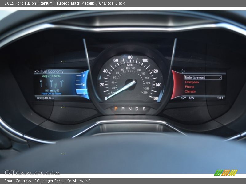 Tuxedo Black Metallic / Charcoal Black 2015 Ford Fusion Titanium