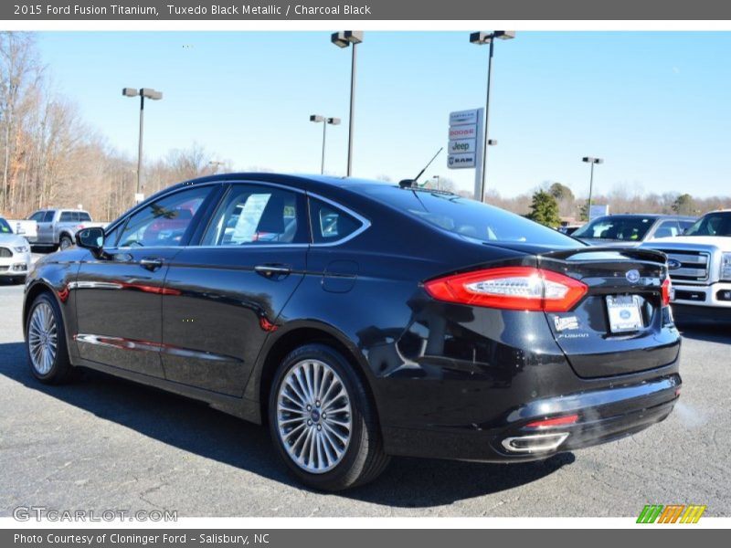Tuxedo Black Metallic / Charcoal Black 2015 Ford Fusion Titanium
