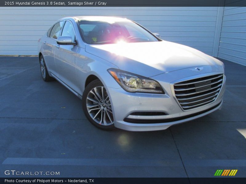 Santiago Silver / Gray 2015 Hyundai Genesis 3.8 Sedan