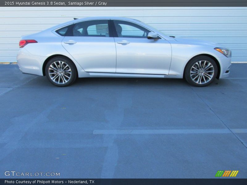 Santiago Silver / Gray 2015 Hyundai Genesis 3.8 Sedan