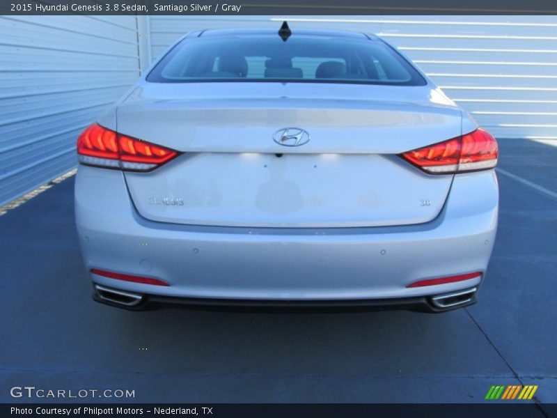Santiago Silver / Gray 2015 Hyundai Genesis 3.8 Sedan