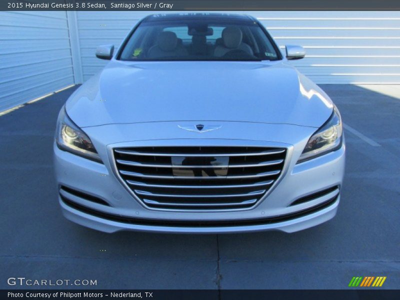 Santiago Silver / Gray 2015 Hyundai Genesis 3.8 Sedan
