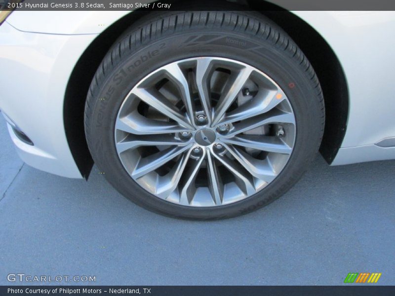Santiago Silver / Gray 2015 Hyundai Genesis 3.8 Sedan