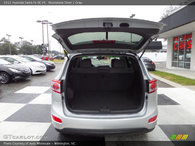 Moonstone Silver / Gray 2012 Hyundai Santa Fe SE V6