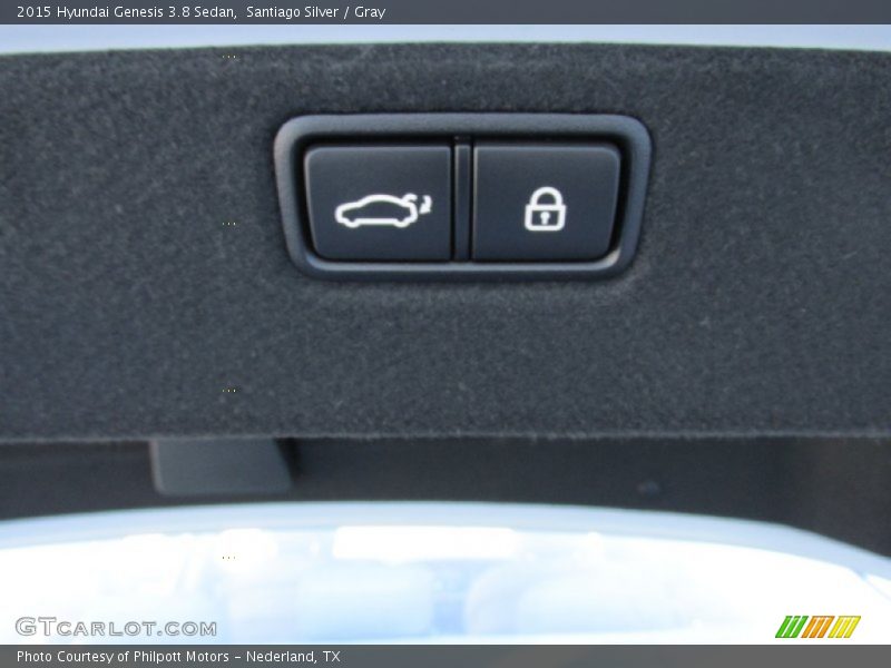 Santiago Silver / Gray 2015 Hyundai Genesis 3.8 Sedan