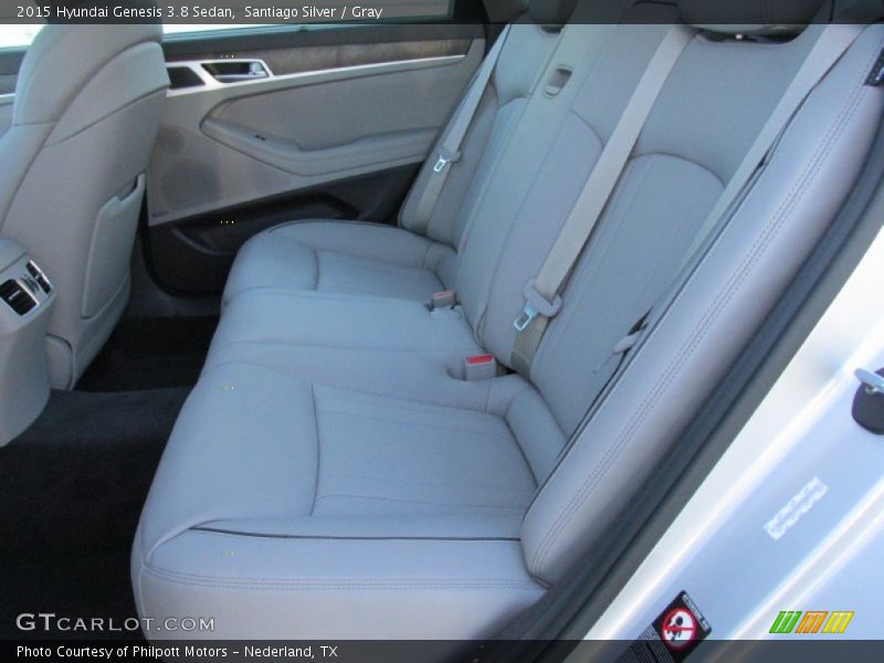 Santiago Silver / Gray 2015 Hyundai Genesis 3.8 Sedan