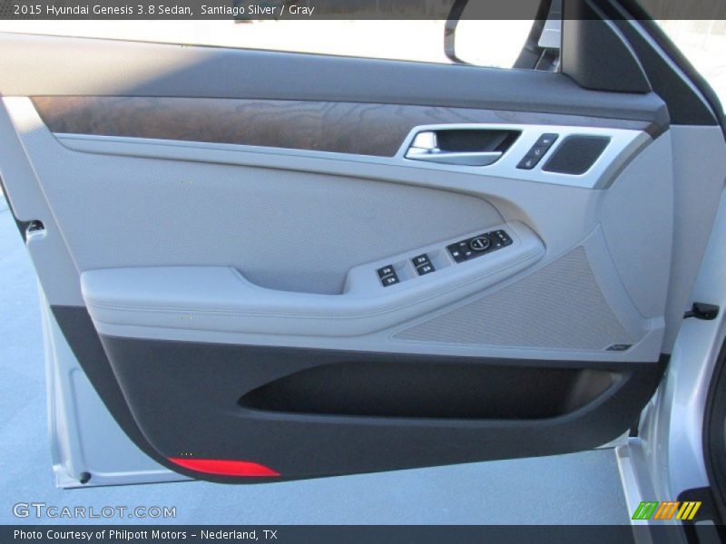 Santiago Silver / Gray 2015 Hyundai Genesis 3.8 Sedan