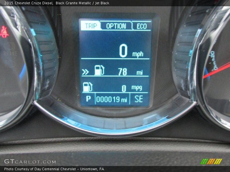 Black Granite Metallic / Jet Black 2015 Chevrolet Cruze Diesel