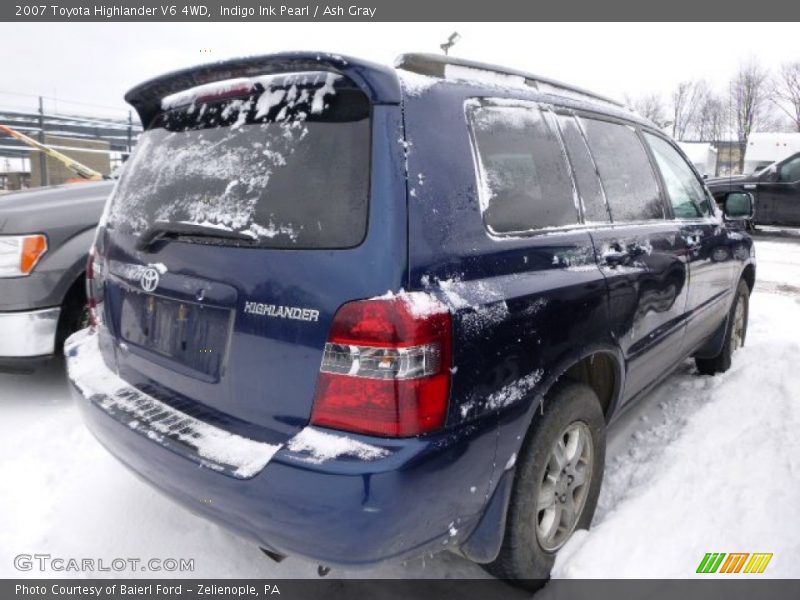 Indigo Ink Pearl / Ash Gray 2007 Toyota Highlander V6 4WD