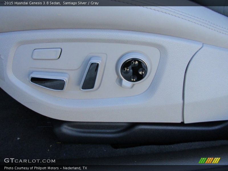 Santiago Silver / Gray 2015 Hyundai Genesis 3.8 Sedan