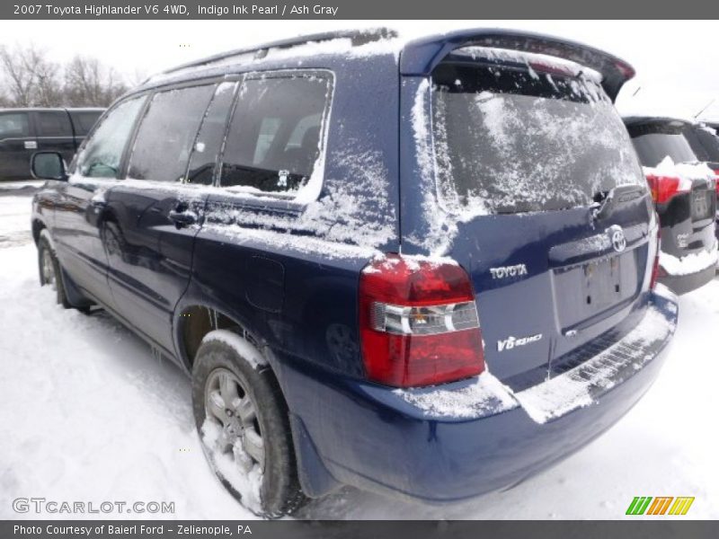 Indigo Ink Pearl / Ash Gray 2007 Toyota Highlander V6 4WD