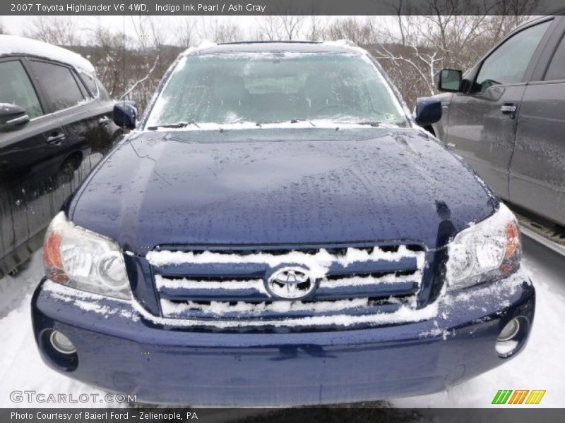 Indigo Ink Pearl / Ash Gray 2007 Toyota Highlander V6 4WD